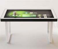 Table multi-écran tactile de 32,43,55,65 pouces en verre trempé pour la maternelle pour les jeux d'enfants table interactive intelligente avec écran tactile