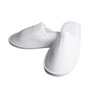 Commercio all'ingrosso Su Ordinazione A Buon Mercato Bianco Cialda <span class=keywords><strong>Spa</strong></span> Usa E Getta Pantofole Hotel - Product Image 5