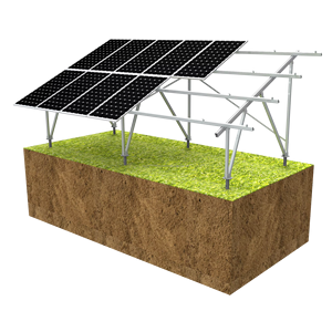 Estructura de montaje en tierra de montaje de accesorios solares U2V de aluminio de acero galvanizado en caliente - Product Image 3