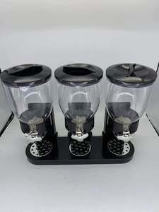 Distributeur de céréales à trois compartiments pour céréales entières, produits secs et fruits secs – Équipement de cuisine - Product Image 3