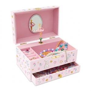 Caja de Música Antigua de Madera con Manivela, Tema de Ballet, 5 Pulgadas, con Almacenamiento para Anillos, Duración de Sonido de 120s, para Bailarines - Product Image 3