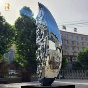बिक्री के लिए उच्च गुणवत्ता वाले कस्टम आकार आउटडोर स्टेनलेस स्टील मूर्ति मूर्तिकला - Product Image 6