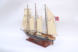 GIA NHIEN Para Decoración del Hogar y Oficina y Regalos Corporativos ENDURANCE (natural/pintado en negro) Maqueta de Barco de Exploración Histórico - Product Image 6