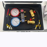 Manomètre de collecteur pour outils frigorifiques R744 à bon prix avec raccord rapide en laiton R744