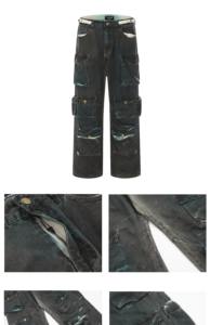 Celana <span class=keywords><strong>Jeans</strong></span> Vintage Multi Kantong Khusus Pria Celana <span class=keywords><strong>Jeans</strong></span> Kantong Samping Celana <span class=keywords><strong>Jeans</strong></span> Baggy Celana <span class=keywords><strong>Jeans</strong></span> Kantong Besar - Product Image 6