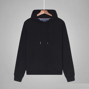 เสื้อกันหนาวสวมหัวมีฮู้ดแบบสวมหัวผ้าโพลีเอสเตอร์/ ผ้าฝ้ายถักทรงหลวมมีฮู้ดพิมพ์ดิจิตอลแฟชั่นสำหรับฤดูหนาวของผู้ชาย - Product Image 4