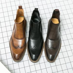 <span class=keywords><strong>Stivali</strong></span> Chelsea in Pelle da <span class=keywords><strong>Uomo</strong></span> e Donna con Punta Affusolata, per Inverno, Matrimonio, Esterno, Lusso, Ufficio, Sicurezza, Lavoro - Product Image 5