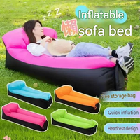 Fauteuil gonflable ergonomique premium à gonflage rapide avec sac de rangement pour le camping familial