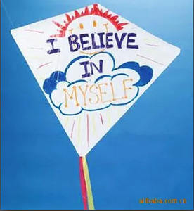 ว่าวกระดาษสีขาวสำหรับเด็ก ทำเองได้ ว่าวกระดาษจีน - Product Image 5