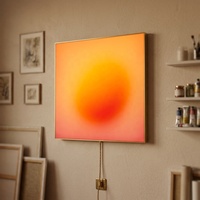 Lampe murale rétroéclairée en acrylique dégradé personnalisée de haute qualité, boîte à lumière LED avec télécommande intelligente via application
