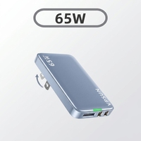 Pengisi Daya Dinding USB-C 65W Lipat dengan Adaptor Pengisian Cepat PD untuk iPad, iPhone, Laptop, Smart Watch, Pengisi Daya Dinding Elektrik