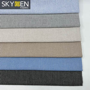 Camicie tessute da donna casual da uomo all'ingrosso tessuto <span class=keywords><strong>seersucker</strong></span> stropicciato a righe 100% cotone - Product Image 1