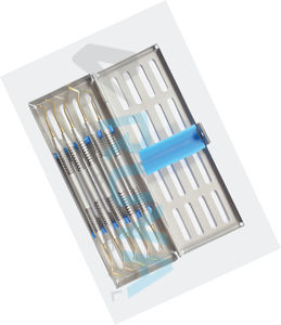 Détartreur buccal, appareil à Double extrémité en acier inoxydable, instrument de remplissage dentaire, approuvé CE, 5 pièces - Product Image 1