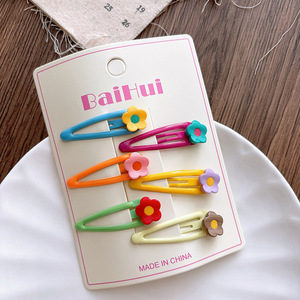 Nuovo Set di 6 Pezzi Graziose Mollette Laterali per Bambini <span class=keywords><strong>con</strong></span> Effetto Goccia d'Olio e Colore Caramella - Product Image 3