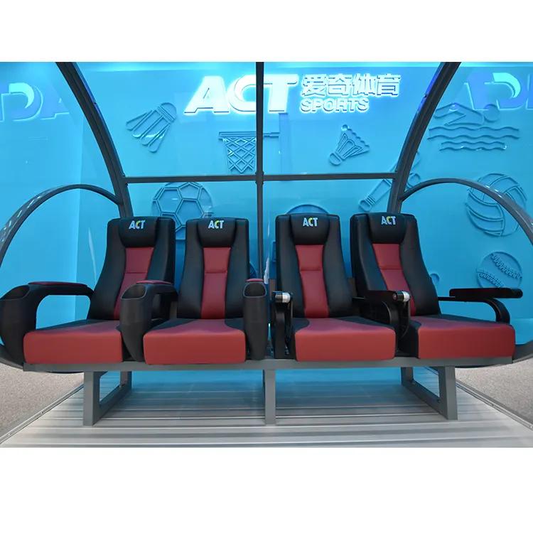 Luxus-Mannschafts sportspieler bietet Platz für Fußball mannschaften mit Logo-gestickten TBX-Sitzen