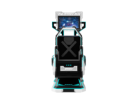 Simulador de Vuelo VR 9D con Cabina de 360 Grados, Experiencia de Vuelo con Movimiento, Simulador VR 360 para Interiores/Exteriores, Equipo MR de Metal/Acero