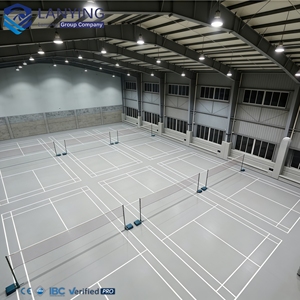 Salle de sport préfabriquée en acier pour le basketball et le football, bâtiments à structure métallique pour parcs sportifs - Product Image 1