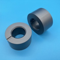 Anneaux en carbure de silicium (SiC) à haute rigidité avec rainure pour clé, pour assemblage mécanique de précision, taille personnalisée prise en charge, découpe
