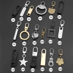 Tirant de <span class=keywords><strong>fermeture</strong></span> éclair en métal personnalisé avec logo, design pour sac à main en alliage # 5 curseurs de <span class=keywords><strong>fermeture</strong></span> éclair en nylon pour sac - Product Image 4