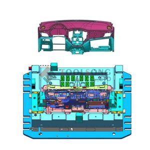مصنع قوالب قطع غيار السيارات، قوالب لوحة القيادة البلاستيكية ABS + PC بجودة OEM 100٪، صناعة القوالب - Product Image 3