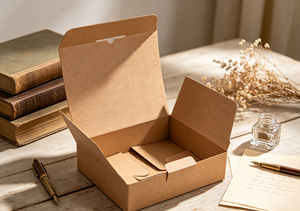 Eco-Friendly Handmade High-End Recyclable <b>Square</b> Gift & Craft Pulp Slotted Boxes - Product Image 2