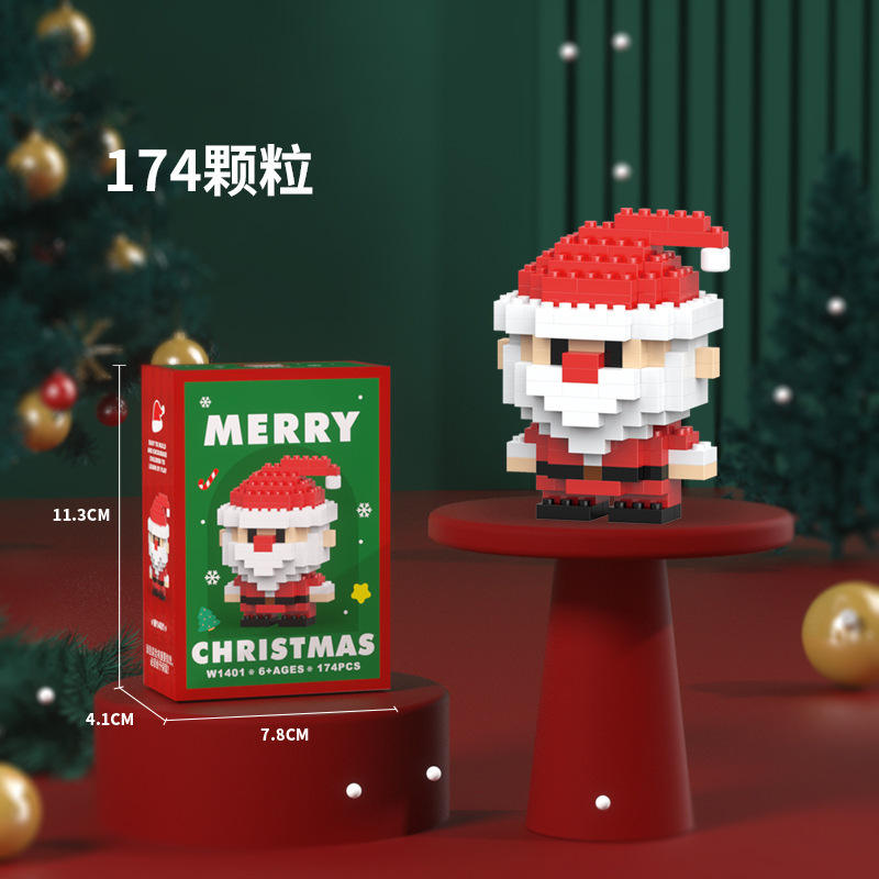 Père Noël debout 174 pièces (emballage en boîte de couleur)