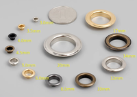 Oeillets à trou intérieur rond en cuivre métallique de 3 mm à 40mm