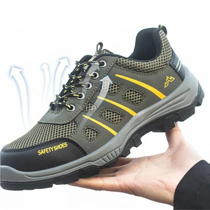 <b>Comfortable</b> Shock-Absorbing Construction Site Wear-Resistant Safety Protective Soft Sole Steel Toe Safety <b>Shoes</b> - Product Image 4