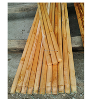 Vente chaude balai en bois laqué manche de balai vernis revêtement 120cm 150cm longueur 25mm diamètre bâton de balai en bois