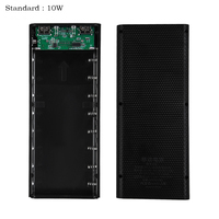 Pack de 8 batteries 21700, boîtier de batterie externe 22,5 W à charge rapide, charge sans fil 15 W, boîtier de batterie externe détachable sans soudure