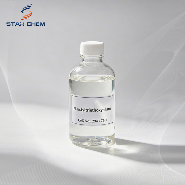 Octyltriethoxysilane (OCTEO) CAS 2943-75-1 Water-Based Silane Siloxane Surface Treating Agent Synthesis Material Intermediates