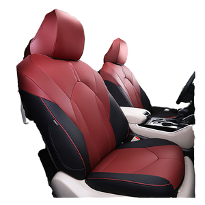 Protector de Asiento de Coche de Cuero Completo Personalizado, Ajuste Original para <span class=keywords><strong>Toyota</strong></span> Highlander 2020-2022, Compatible con City, Altima, Sienna, Tiguan - Product Image 4