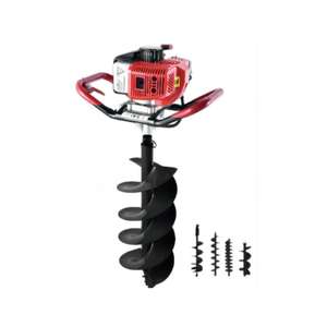 Tarière manuelle à lame spirale pour forage de trous de jardinage, pêche sur glace, plantation d'arbres et travaux agricoles, retour facile, machine à creuser le sol - Product Image 4