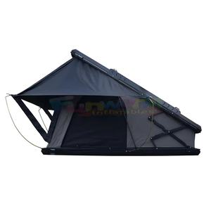 Carpa de Techo Rígida para Auto, con Escalera Telescópica de Aluminio, Lona Impermeable para 4 Estaciones, Carpa de Techo Rígida de Apertura Automática Rápida - Product Image 6