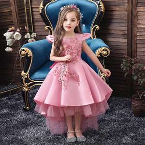 Robe de princesse fleurie pour fille, robe élégante pour fête d'anniversaire, robe formelle pour filles, vêtements de Noël pour bébé, 3-12 ans Y12410 - Product Image 1