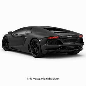 ฟิล์ม TPU สีดำด้าน XP3M Matte Midnight Black Matte Satin TPU  ความหนา 7.5 มิล  ฟิล์ม PPF สี TPU  ซ่อมแซมตัวเองได้ ป้องกันรอยขีดข่วน ป้องกันการเหลือง  ติดตั้งแบบเปียก - Product Image 2