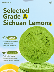 Thé minceur premium saveur <span class=keywords><strong>citron</strong></span> matcha en cubes, thé <span class=keywords><strong>vert</strong></span> lyophilisé FD, tranches <span class=keywords><strong>de</strong></span> <span class=keywords><strong>citron</strong></span> <span class=keywords><strong>de</strong></span> qualité, infusion froide instantanée, OEM, marque privée - Product Image 6