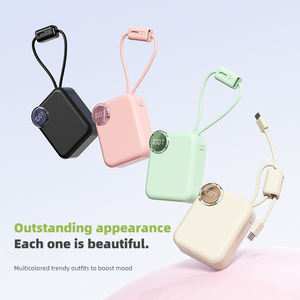 Cargador Portátil de Batería Externa con Pantalla Digital, Capacidad de 10000 mAh, Carga Rápida PD22.5W, Cables Integrados - Product Image 2