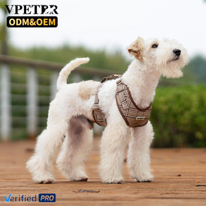 Juego de arnés de terciopelo de lujo para perros, diseño personalizado de oso de peluche para collar de Bulldogs franceses, razas de Sherba, transpirable, talla XS - Product Image 1