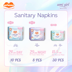 Serviettes hygiéniques tendance Unihope super absorbantes en coton avec ailettes pour le confort des femmes - Product Image 2