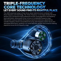 Écouteurs TRN Whale Shark à double prise équilibrée 3,5 mm et 4,4 mm, casque modulaire interchangeable pour amplificateur audio HiFi DAC DAP
