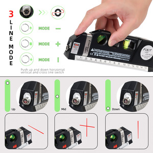 Factory Mini Portable <b>Laser</b> Leveler,High Precision Bubble <b>Laser</b> Measuring <b>Level</b> Ruler ABS Housing Wall Hanging Tile Construction - Product Image 4
