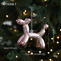 Ornement de fenêtre en PVC rose 3D, style coréen, motif dessin animé, écologique, pour Noël, fête à domicile, mariage, anniversaire - Vente en gros RTS