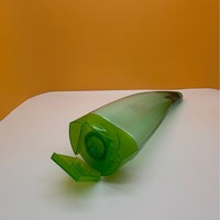 Bouteilles de sérum pour soins de la peau en PET transparent, écologiques, personnalisables, en forme de corne, vides, spécial Aloe Vera, 250 ml, avec bouchon à clapet, vente en gros