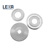 Couteau circulaire à kebab lisse de 90 mm en acier inoxydable personnalisé LEKA, lame de découpe ronde de qualité supérieure