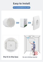 Mini commutateur WiFi intelligent pour système domestique intelligent Alexa/Google Home commande vocale 2 voies 16A 240V fonction de synchronisation CE/FCC 220V