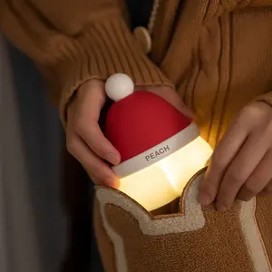 Últimas 3in1 Projeto 4000mah Bateria Mesa de Cabeceira Noite Mesa Regulável Natal Levou Luz Para Quarto Cama Mãos Quentes Mão Aquecedor