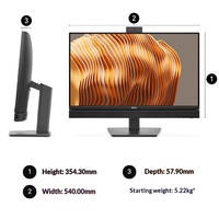Computadora Todo en Uno Dell OptiPlex Nueva QC24250 con Pantalla Táctil de 23.8 Pulgadas Ultra 7 265 para Oficina Comercial