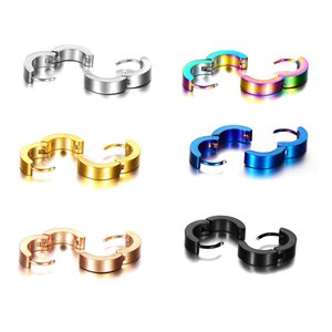 Orecchini a Cerchio in Acciaio Inossidabile per Uomo e Donna, Orecchini a Cerchio Placcati Oro per Piercing all'<span class=keywords><strong>Orecchio</strong></span> - Product Image 3