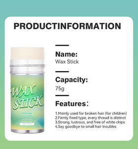 Cera para el Cabello en Barra con Logotipo Personalizado, Fijación Duradera, Control de Bordes, Cera para Peinar - Product Image 4